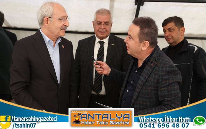 13. Cumhurbaşkanı Adayı Ve CHP Genel Başkanı Kemal Kılıçdaroğlu Antalya Büyükşehir Belediyesi’nin Nurdağı Yerleşkesini Ziyaret Etti