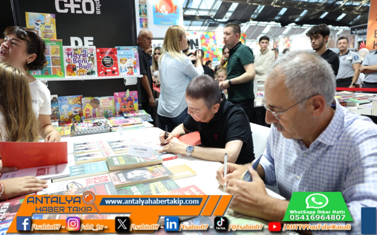 15. Antalya Kitap Fuarı 3 Ekim Cuma Günü Başlıyor 