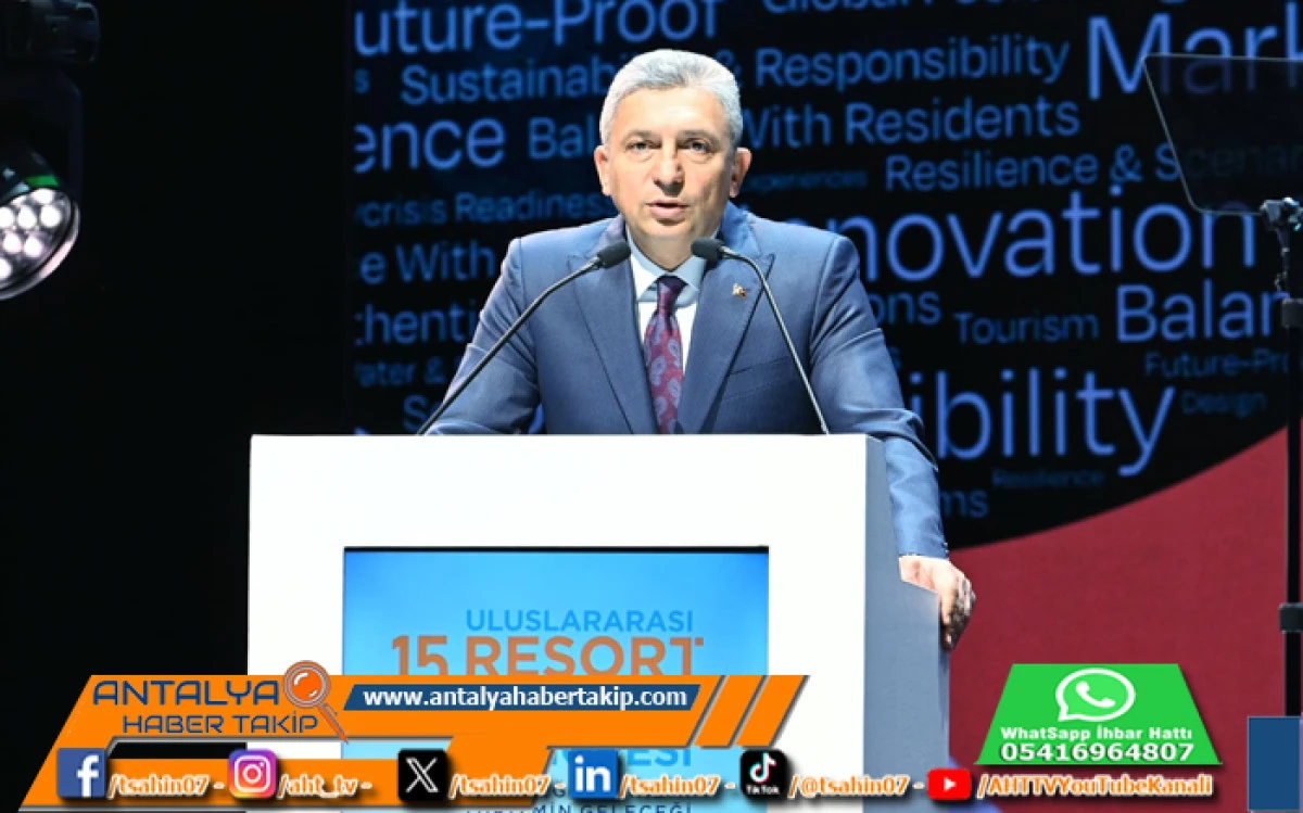 15. Uluslararası Resort Turizm Kongresi Antalya’da Gerçekleştirildi