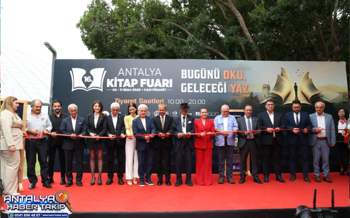 16. Antalya Kitap Fuarı Kapılarını A&ccedil;tı