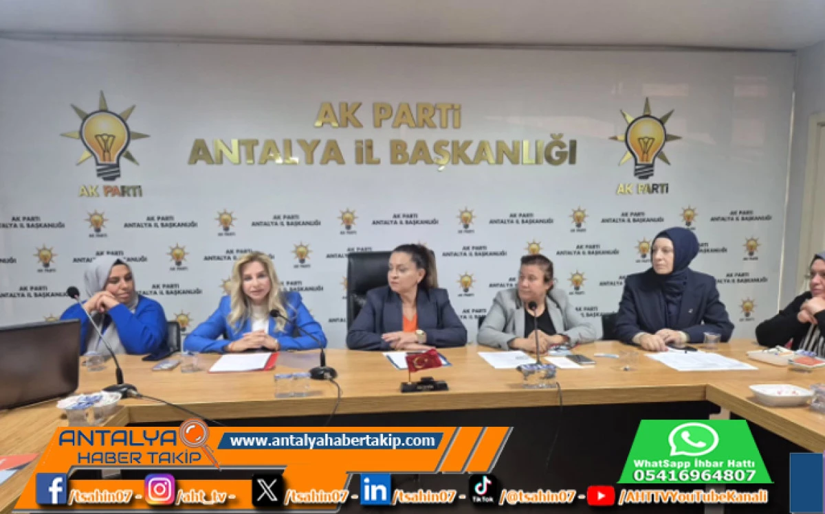 25 Kasım’da Kadına Şiddete Karşı Tek Ses: Antalya’da AK Parti Kadın Kollarından Yoğun Katılımlı Program ve Anlamlı Mesajlar
