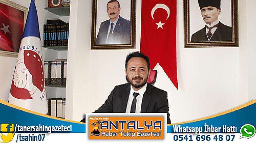 ABP Antalya İl Başkanı Peker&rsquo;den 10 Ocak &Ccedil;alışan Gazeteciler G&uuml;n&uuml; Mesajı
