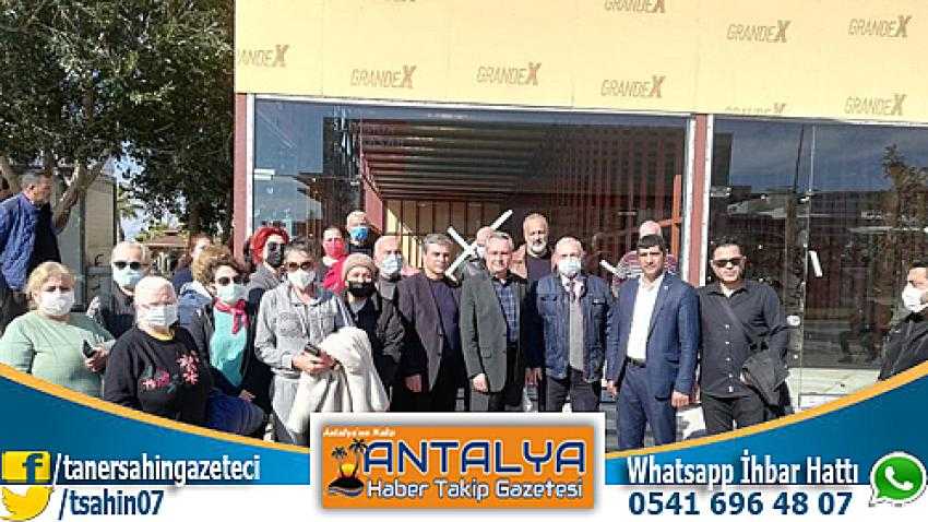 Aksu&rsquo;da Belediye Marifeti İle Dere Yatağına İş Merkezi Yapılıyor