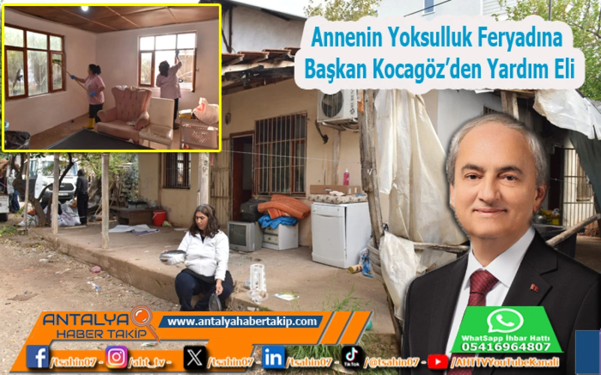 Annenin Yoksulluk Feryadına Başkan Kocagöz’den Yardım Eli