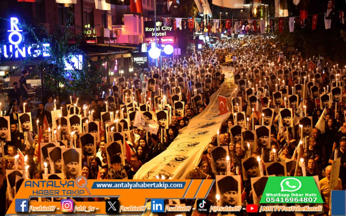 Antalya Ata’ya Saygı Yürüyüşü’nde Buluşuyor