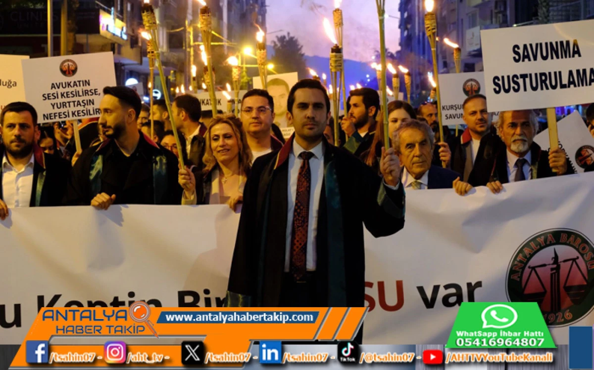 Antalya Barosu&rsquo;nun 100. Yılında Tarihi Mesaj: &ldquo;Savunma Susmayacak, Adalet Mutlaka Geri D&ouml;necek&rdquo;