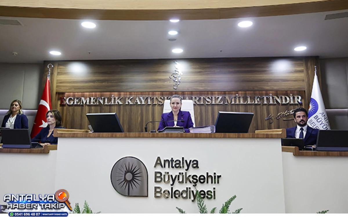  Antalya B&uuml;y&uuml;kşehir Belediye Meclisi Eyl&uuml;l Ayı Toplantısı Yapıldı