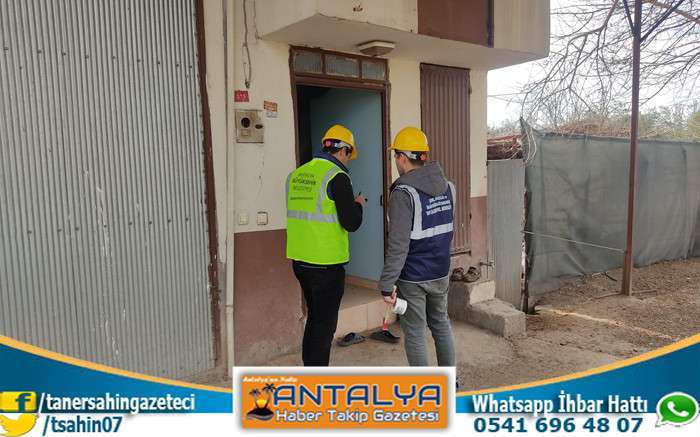 Antalya Büyükşehir Belediyesi Ekipleri Sahada Hasar Tespit Çalışmalarını Sürdürüyor