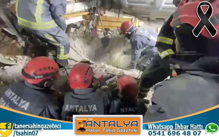Antalya Büyükşehir Belediyesi İtfaiyesi’nden Depremin 162’nci Saatinde Mucize Kurtarış 
