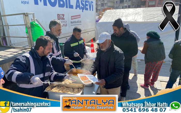 Antalya Büyükşehir Belediyesi Yaraları Sarmaya Devam Ediyor