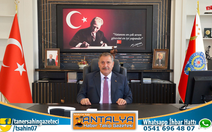 Antalya Emniyet Müdürü Orhan Çevik’ten 19 Mayıs Atatürk’ü Anma, Gençlik ve Spor Bayramı Mesajı