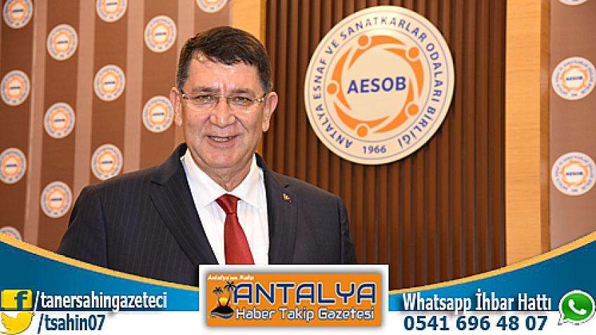Antalya Gazete Bayii B&uuml;feciler Kantinciler Kuruyemiş İmalatı ve Ticareti Odası Başkanı Adlıhan Dere G&uuml;ven Tazeledi