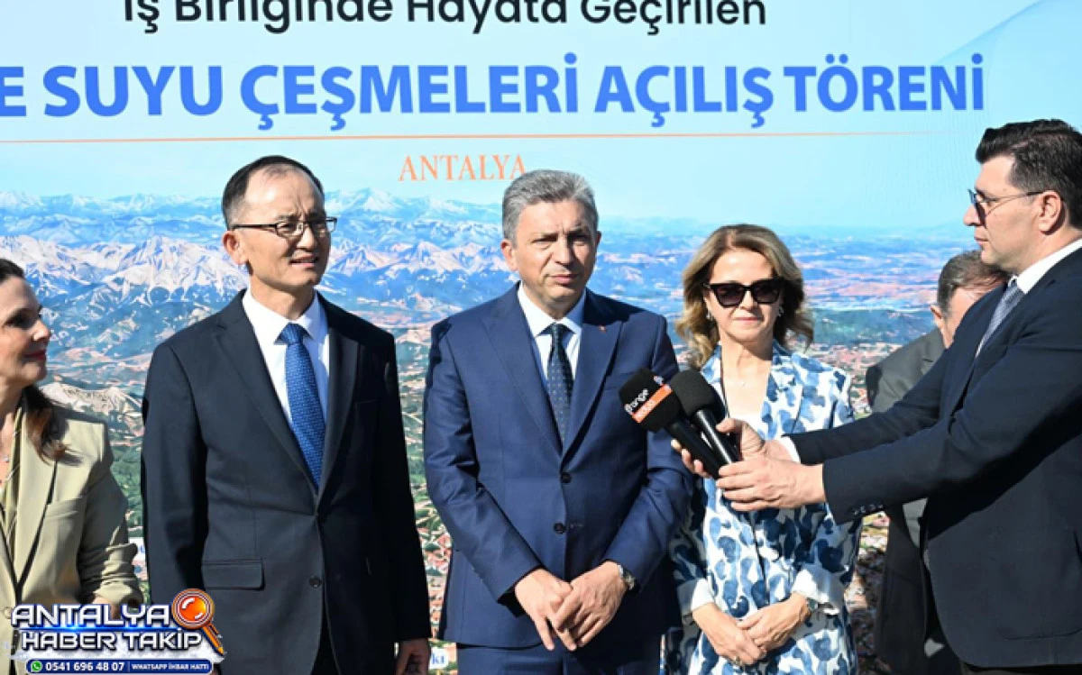 Antalya&rsquo;da 20 Yeni İ&ccedil;me Suyu İstasyonu Hizmete A&ccedil;ıldı