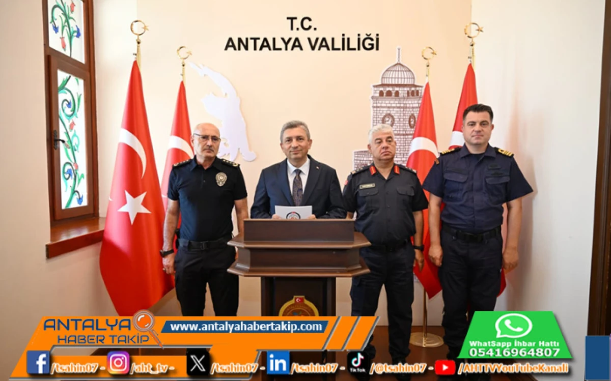 Antalya&rsquo;da Mayıs Ayında G&uuml;venlik Bilan&ccedil;osu A&ccedil;ıklandı: 10 Bin 595 Asayiş Olayının Y&uuml;zde 99,75&rsquo;i Aydınlatıldı
