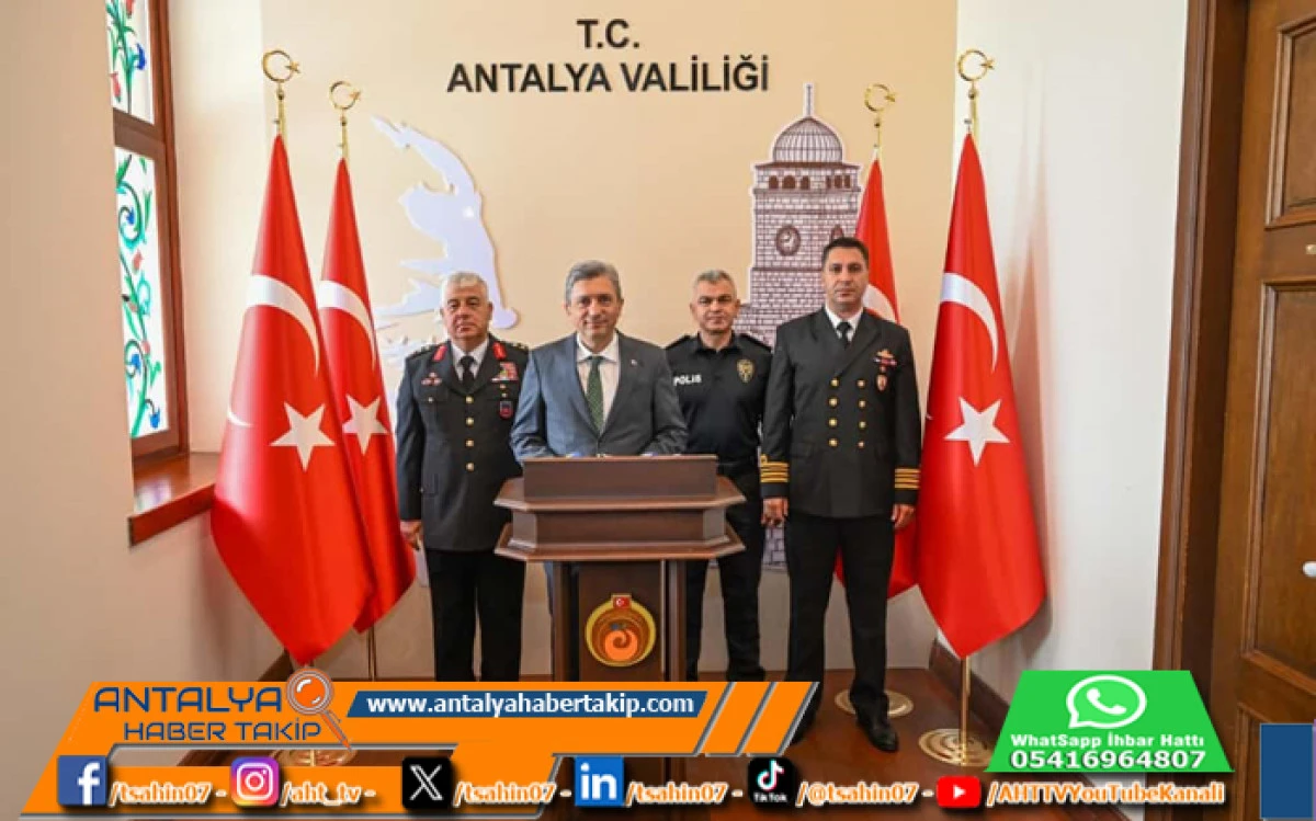 Antalya’nın Huzuru İçin Ekim Ayı Raporu: Vali Hulusi Şahin Güvenlik ve Asayiş Tablosunu Açıkladı