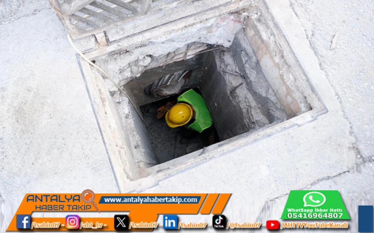 ASAT, Kepez’de Yağmursuyu Hatlarını Temizliyor