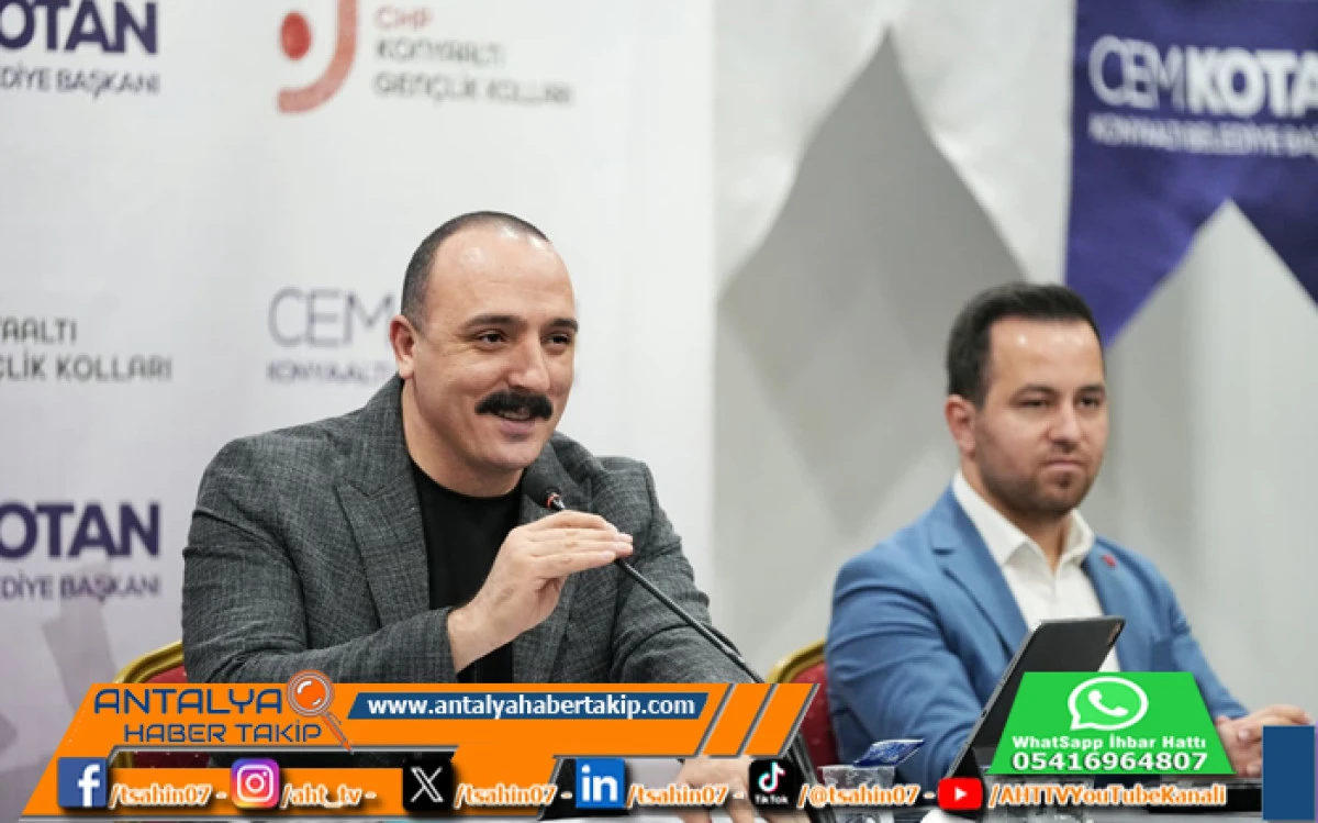 Başkan Kotan Gen&ccedil;lerle G&uuml;ndemi Konuştu