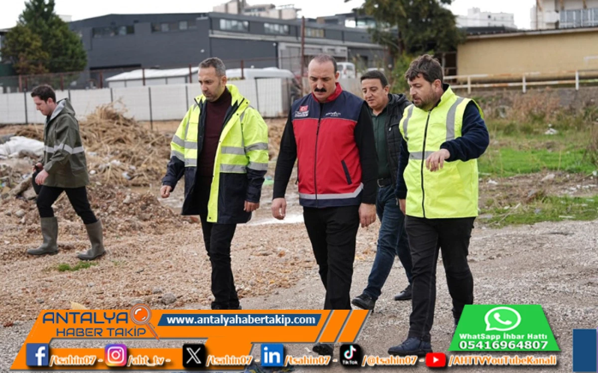 Başkan Kotan Yoğun Yağış Sonrası Muhtarlarla Sahada