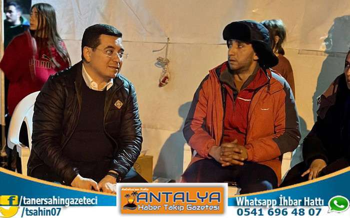 Başkan Tütüncü Deprem Bölgesinde