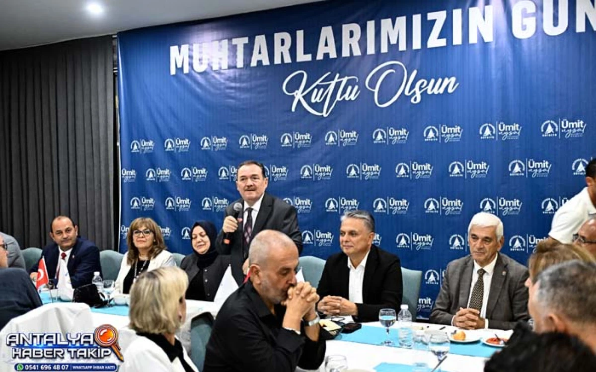 Başkan Uysal, Muhtarlarla Bir Araya Geldi