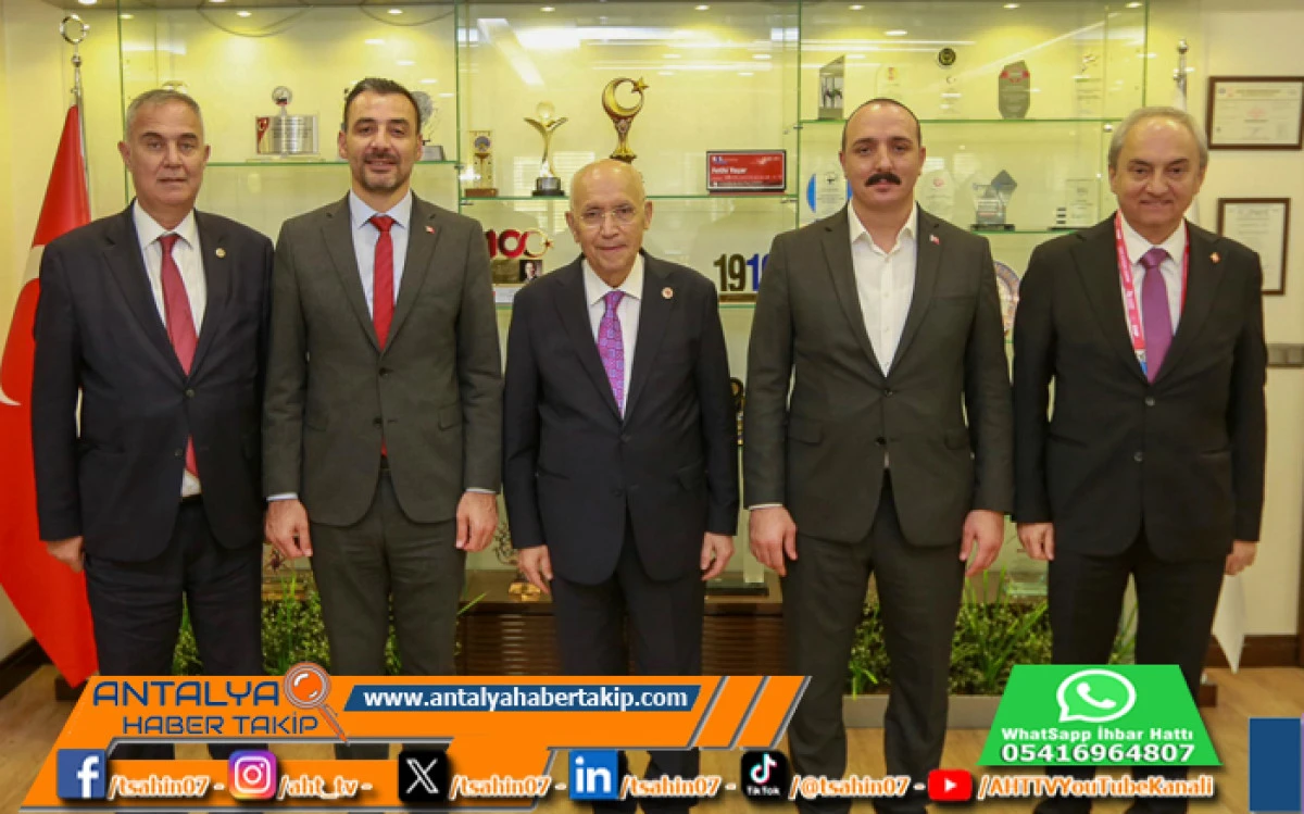 Başkan Vekili Çiçek Ve Antalya Heyeti Kurultay Sonrası Ankara’da Ziyaretler Gerçekleştirdi