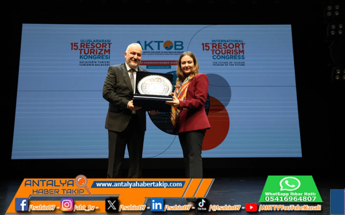 Başkan Vekili Özdemir Resort Turizm Kongresi’ne katıldı