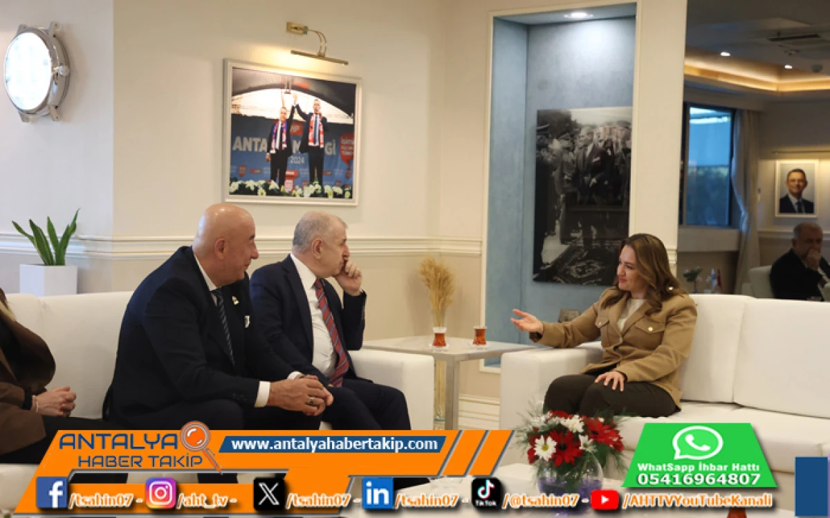 Başkan Vekili &Ouml;zdemir&rsquo;e &Uuml;mit &Ouml;zdağ&rsquo;dan Ziyaret 