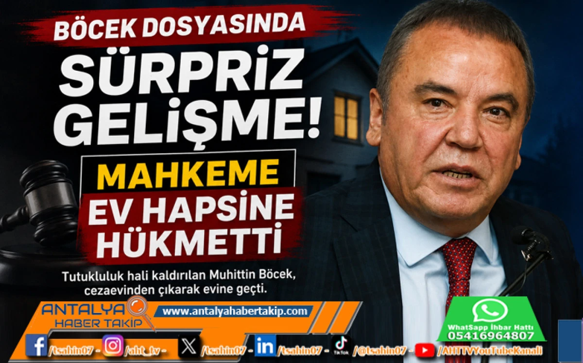 B&ouml;cek Dosyasında S&uuml;rpriz Gelişme! Mahkeme Ev Hapsine H&uuml;kmetti