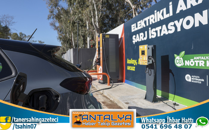 Büyükşehir Belediyesi 25 Elektrikli Araç Şarj İstasyonu Kurdu