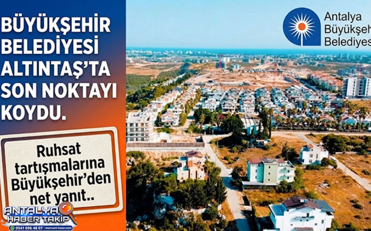 B&uuml;y&uuml;kşehir Belediyesi Altıntaş&rsquo;ta Son Noktayı Koydu