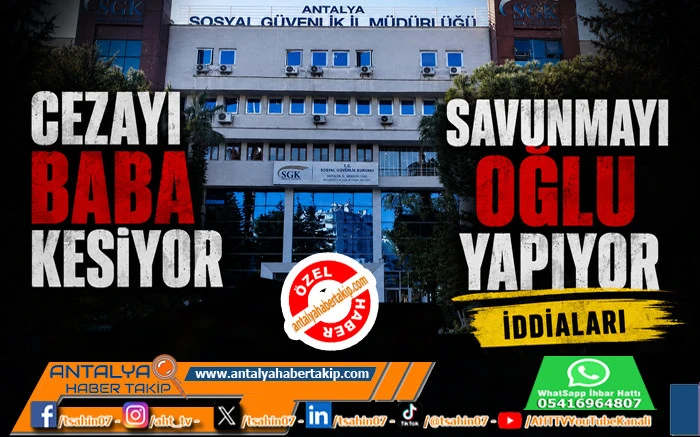 Cezayı Baba Kesiyor Savunmayı Oğlu Yapıyor iddiaları