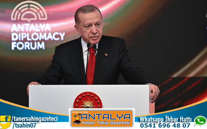 Cumhurbaşkanı Erdoğan, NEST Kongre Merkezi'nde Düzenlenen Antalya Diplomasi Forumu'nun Resmi Açılışında Konuştu