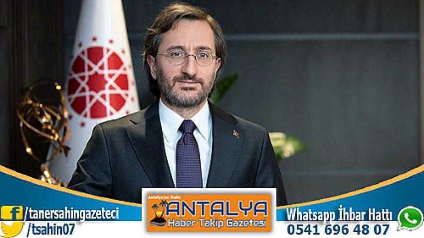 Cumhurbaşkanlığı İletişim Başkanı Fahrettin Altun&rsquo;un &ldquo;10 Ocak &Ccedil;alışan Gazeteciler G&uuml;n&uuml;&rdquo; Mesajı
