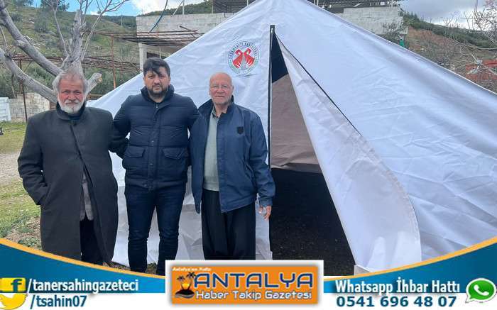 Döşemealtı Belediyesi Gaziantep’e Çadır Kent Kuruyor