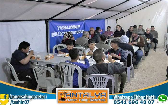 Gaziantep’te İftar Çadırları Kuruldu 