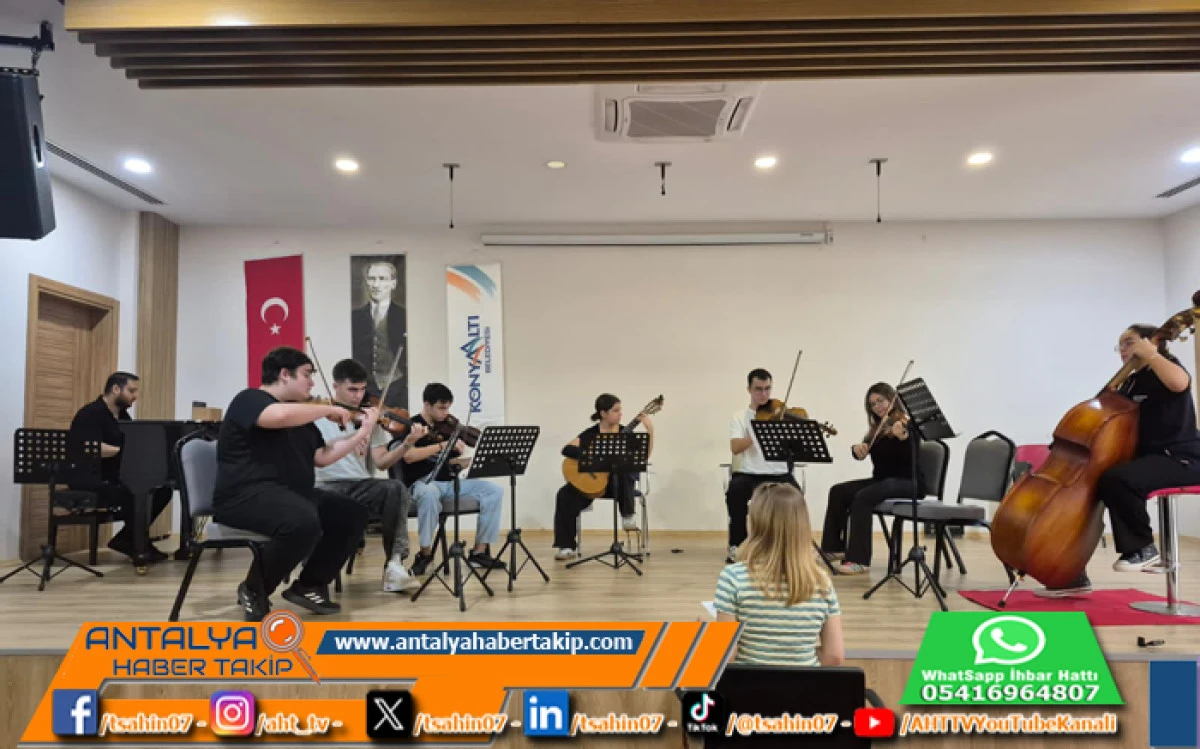 Genç Müzisyenler Geleceğe Konyaaltı’nda Hazırlanıyor