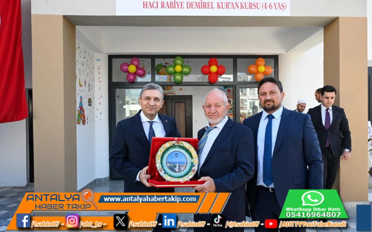 Hacı Nizamettin Demirel Camii Ve Hacı Rabiye Demirel Kur&rsquo;an Kursu Hizmete A&ccedil;ıldı