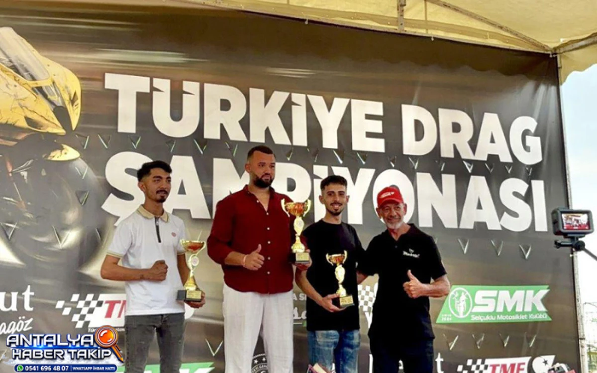 Hız Tutkunları Kepez&rsquo;de Buluştu: Motodrag Şampiyonası'nda Dereceler Sahiplerini Buldu!