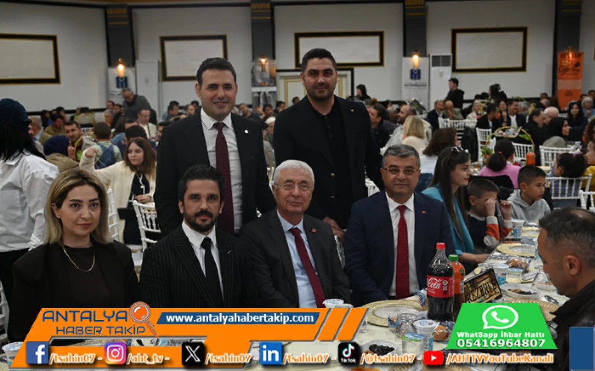 İnşaat M&uuml;hendisleri Odası Antalya Şubesi Geleneksel İftar Sofrasında Buluştu