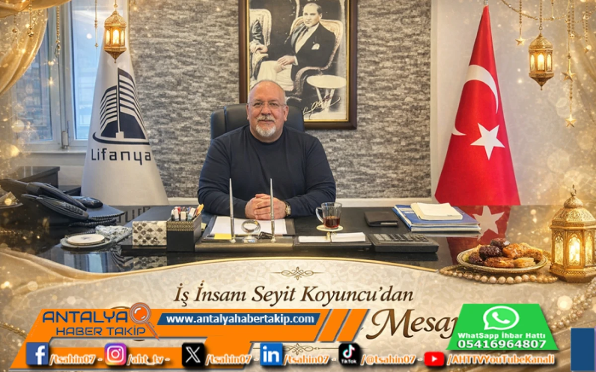 İş İnsanı Seyit Koyuncu&rsquo;dan Ramazan Bayramı Mesajı: &ldquo;Bayram, Paylaşmanın ve Birliğin Zamanıdır&rdquo;