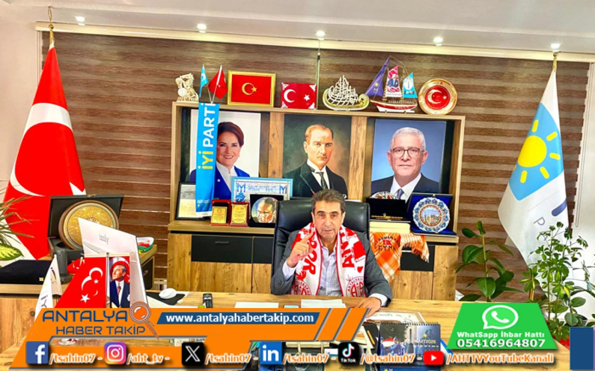 İYİ Parti Antalya İl Başkanı Ali Adnan Kaya&rsquo;dan Antalyaspor Y&ouml;netimine Sert Tepki: &ldquo;Derhal İstifa Edin&rdquo;