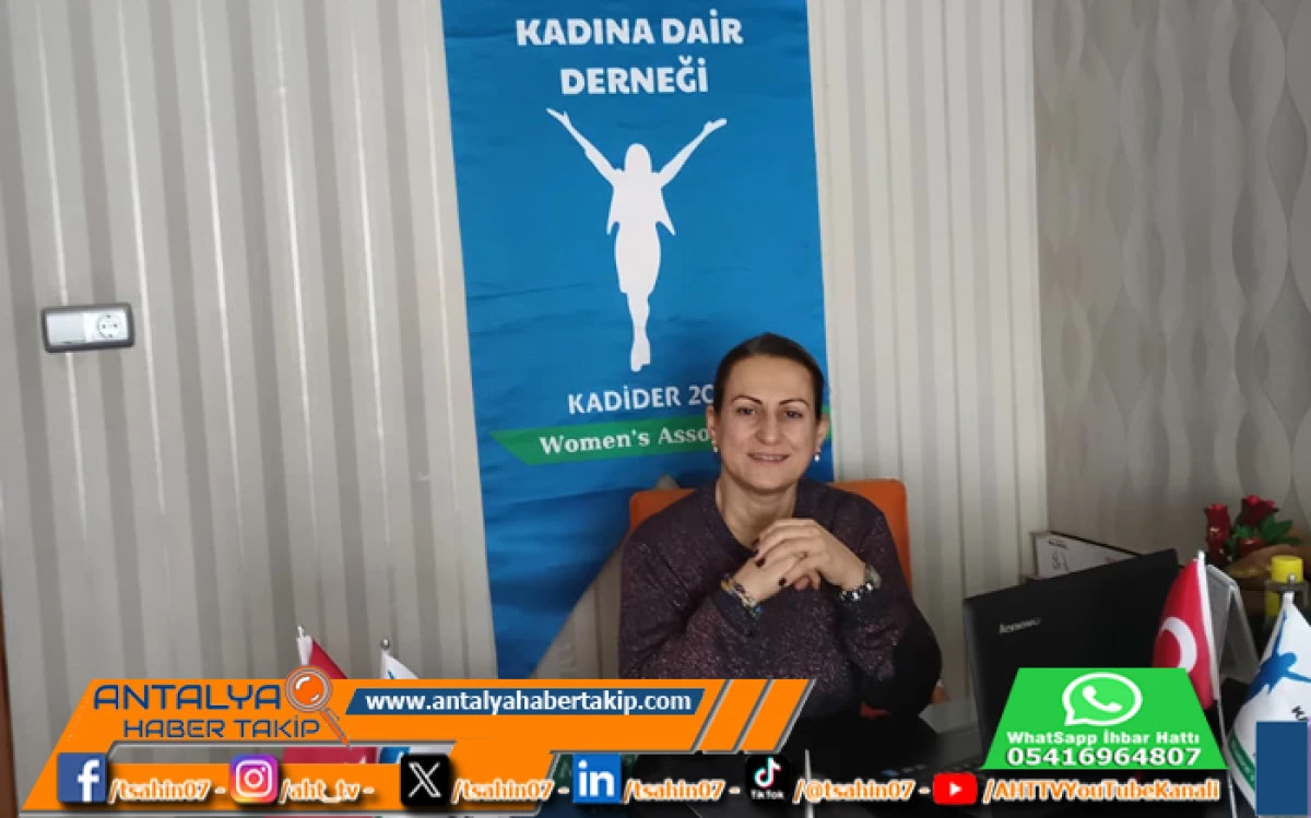 Kadına Dair Derneği (KADİDER) Başkanı Şafak &Ccedil;elik 8 Mart Mesajı Yayımladı