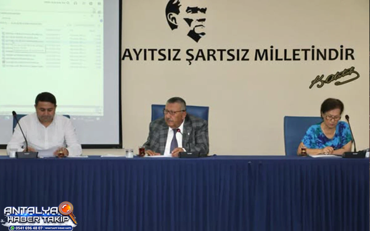 Kaş Belediyesi Ekim Ayı Meclis Devam Toplantısı yapıldı