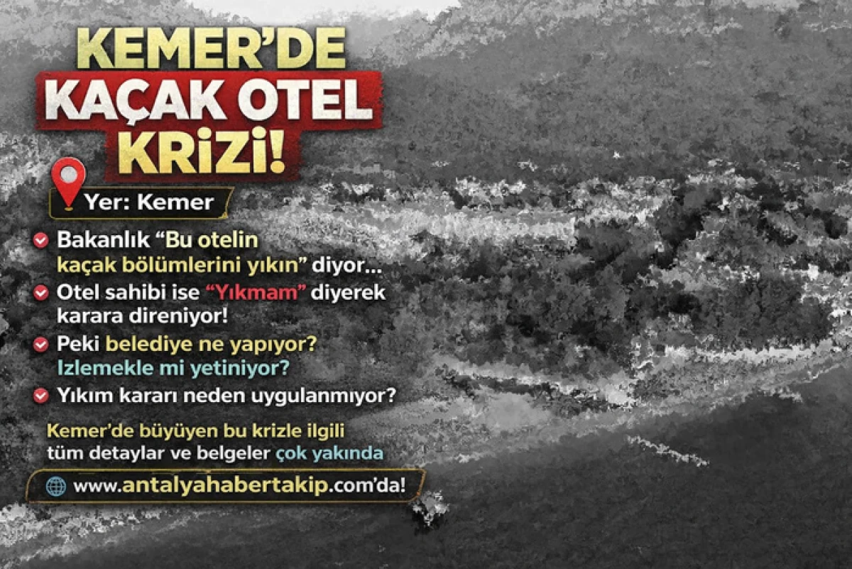 Kemer&rsquo;de Ka&ccedil;ak Otel Krizi! 