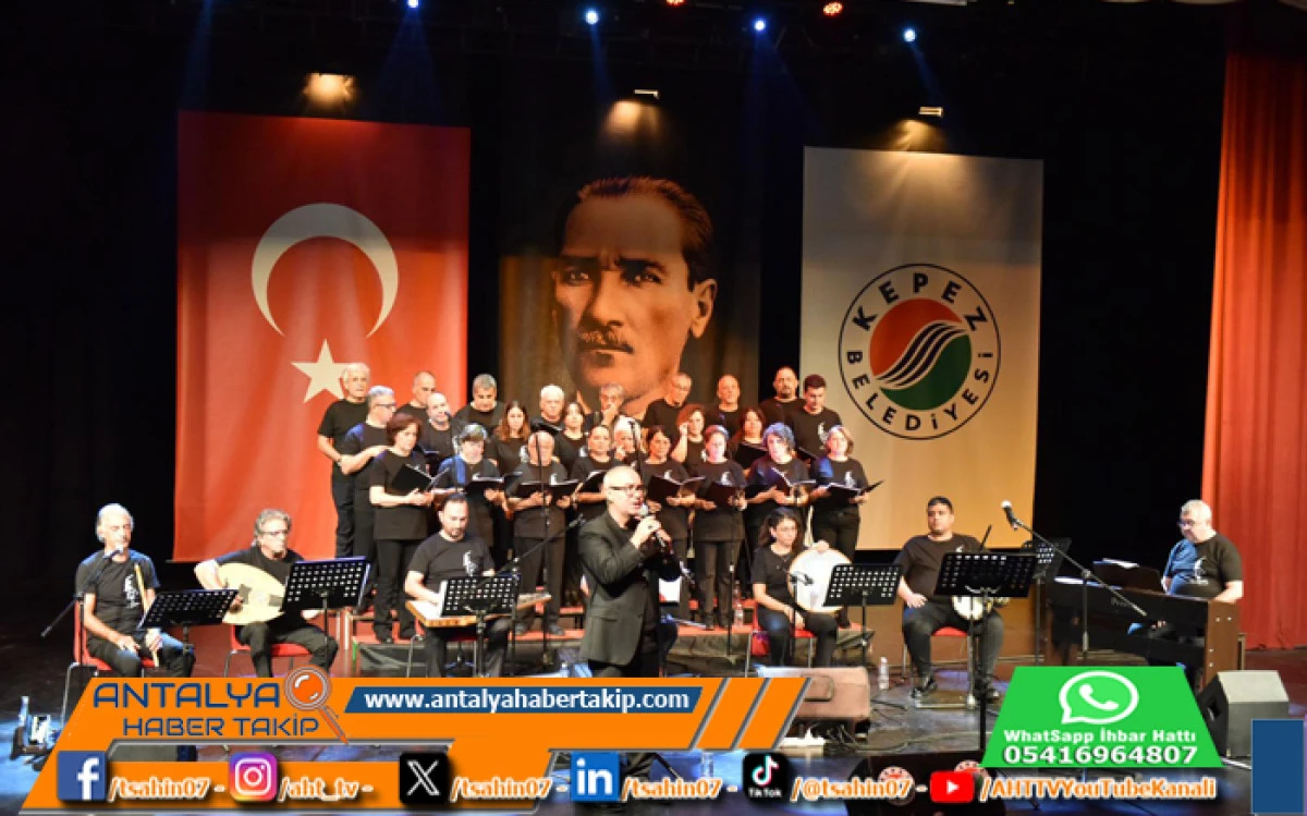 Kepez Belediyesi, Atatürk’ü Sevdiği Şarkılarla Yad Etti 