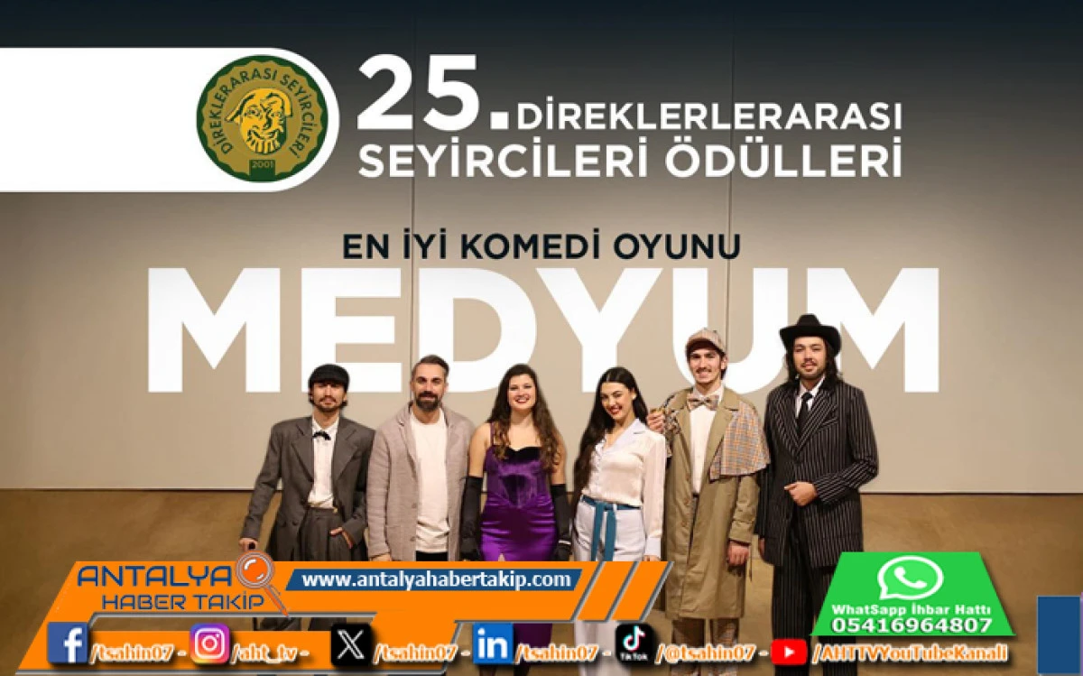 Kepez Kent Tiyatrosu’na  “En İyi Komedi Oyunu” Ödülü