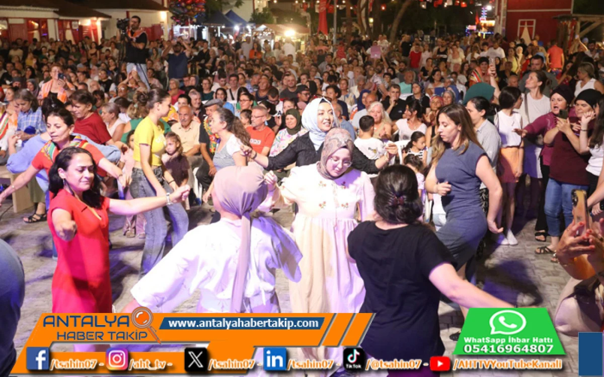 Kepez Kültür Festivali’nde Yörük Ateşi Yandı 