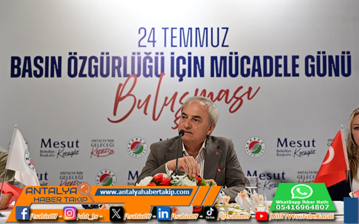Kepez&rsquo;den Gazetecilere &lsquo;Basın &Ouml;zg&uuml;rl&uuml;ğ&uuml; i&ccedil;in M&uuml;cadele Buluşması&rsquo;