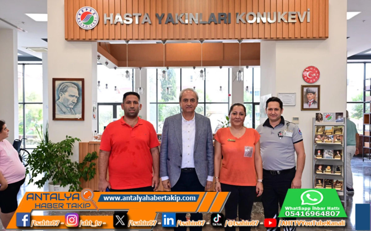 Kepez’den Hasta Yakınlarına “5 Yıldızlı Konukevi” Hizmeti