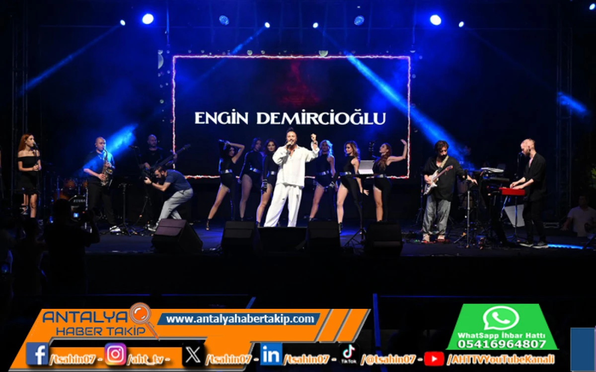 Kepez’in 2. Uluslararası Kültür Festivali Engin Demircioğlu Konseriyle Final Yaptı 